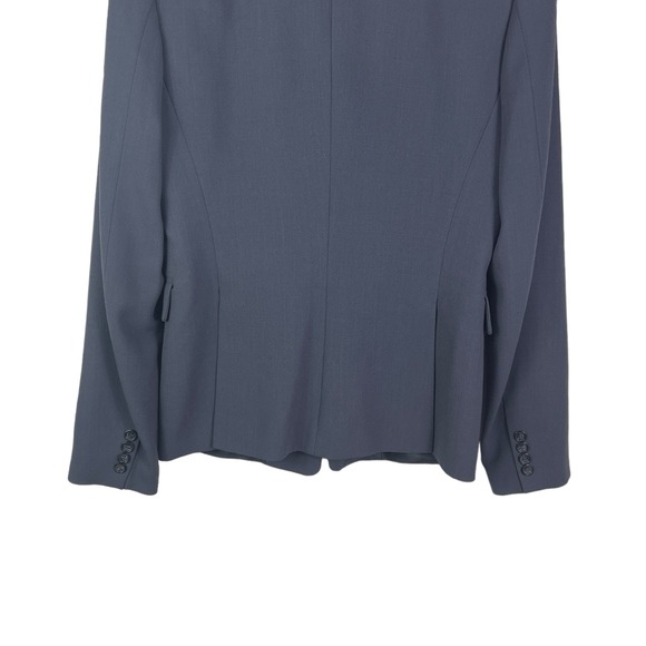 J. Crew Women’s Wool Grey Classic Three Button Jacket Blazer Career Coat Size T8 - Picture 12 of 16